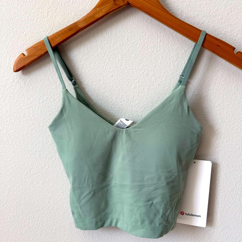 NWT Lululemon Align Cami Tank Top Palm Court Color Size 0